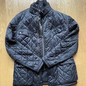 Men’s Black Quilted Barbour Jacket